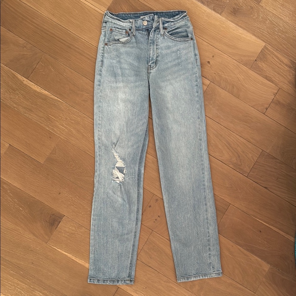 Copper Key Blue Straight Leg Jeans with Vintage Appeal